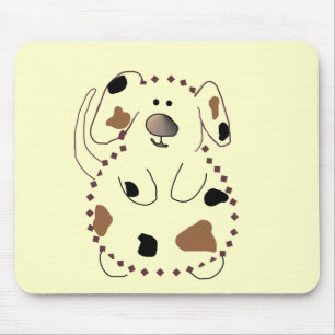 Tapis De Souris T-shirts et cadeaux de chien de bande dessinée