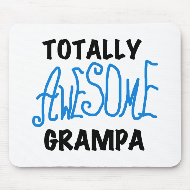 Tapis De Souris T-shirts et cadeaux de Grampa bleu absolument géni (Devant)