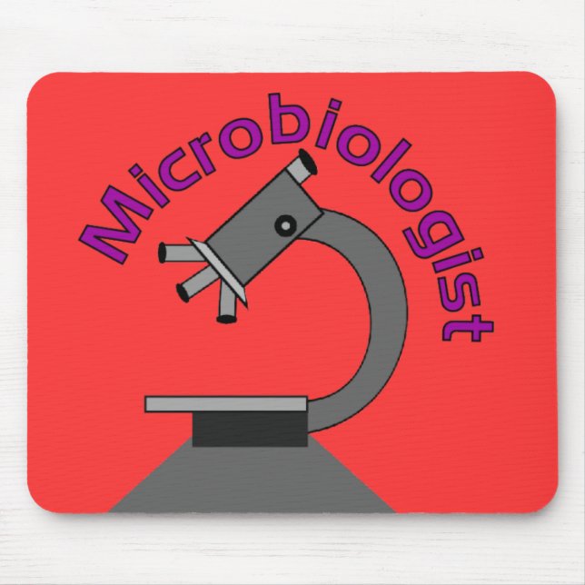 Tapis De Souris T-shirts et cadeaux de microbiologiste (Devant)