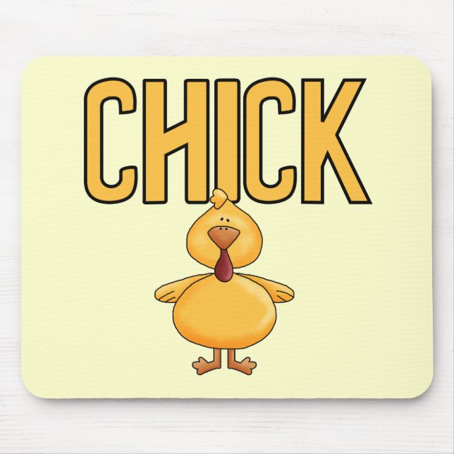 Tapis De Souris T-shirts et cadeaux de poussin (Devant)