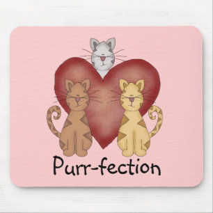 Tapis De Souris T-shirts et cadeaux de Ronronnement-fection de cha