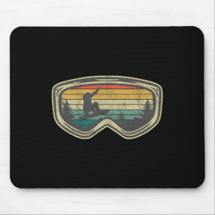 Tapis De Souris T-shirts et cadeaux de ski snowboard montagne neig