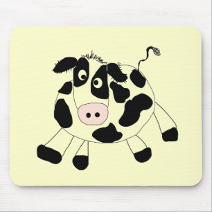 Tapis De Souris T-shirts et cadeaux de vache à ferme