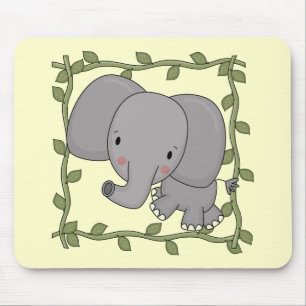Tapis De Souris T-shirts et cadeaux d'éléphant de bébé
