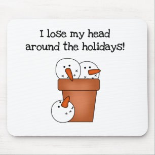 Tapis De Souris T-shirts et cadeaux Humours Snowman