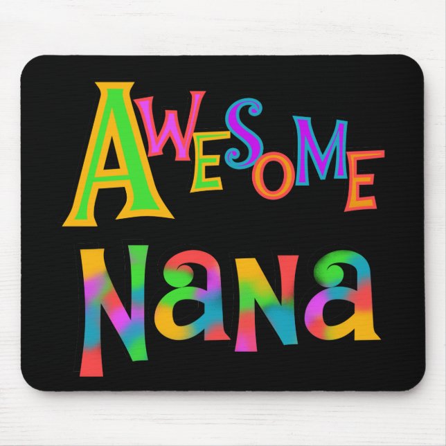 Tapis De Souris T-shirts et cadeaux impressionnants de Nana (Devant)