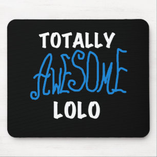 Tapis De Souris T-shirts et cadeaux Lolo bleu absolument géniaux