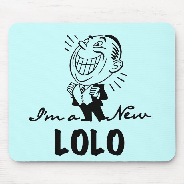 Tapis De Souris T-shirts et cadeaux Lolo neufs souriants (Devant)