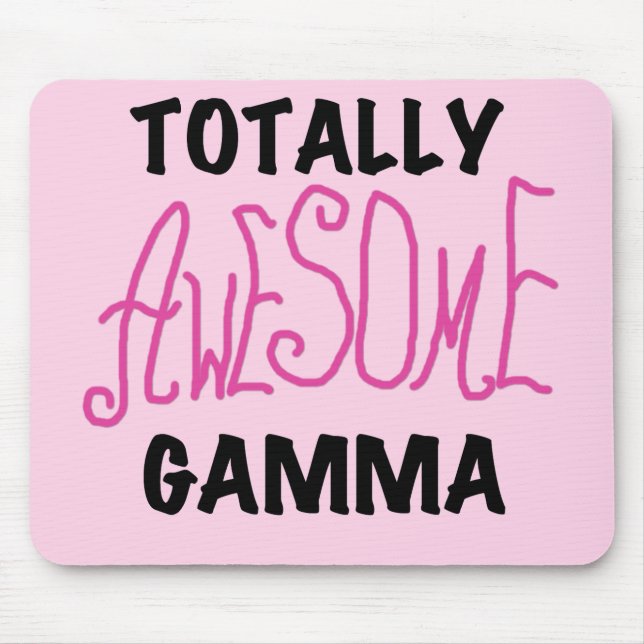Tapis De Souris T-shirts et cadeaux roses gamma totalement (Devant)
