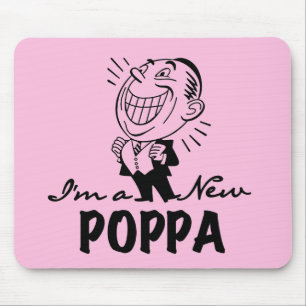 Tapis De Souris T-shirts et cadeaux Smiling New Poppa