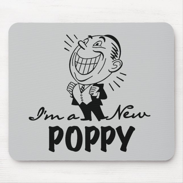 Tapis De Souris T-shirts et cadeaux Smiling New Poppy (Devant)