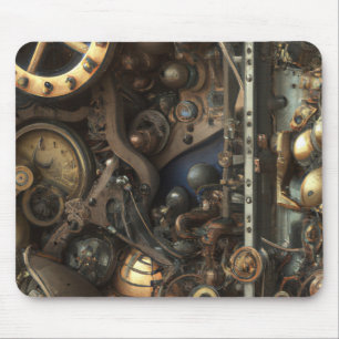 Tapis De Souris Tabac à souris Art Steampunk