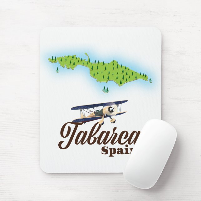 Tapis De Souris Tabarca Espagne Belle carte (Avec souris)