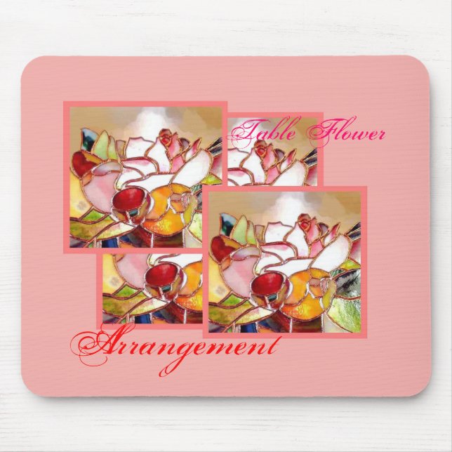 Tapis De Souris Table Flower Arrangement for Anniversary (Devant)