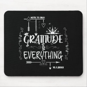 Tapis De Souris 🖱 tableau de bord de la gratitude