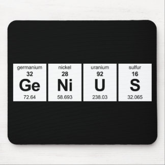 Tapis De Souris Tableau périodique GeNiUS