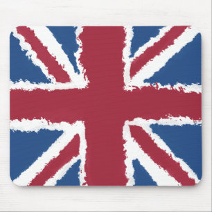 Tapis De Souris Tableau Union Jack par Heva Weva