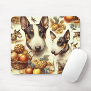 Tapis De Souris Tableau vintage Bull Terrier