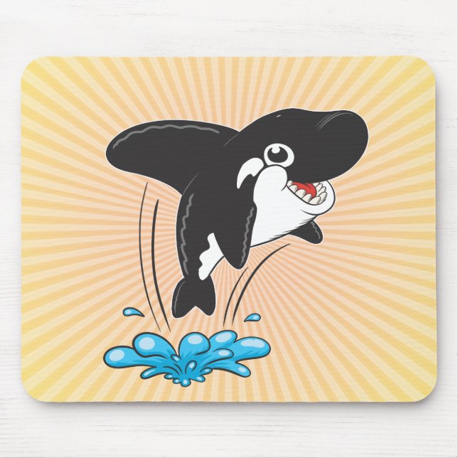 Tapis De Souris Tablette de souris de baleine tueuse (Devant)