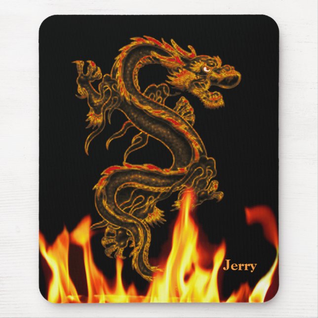 Tapis De Souris Tablette de souris de dragon d'Imaginaire (Devant)