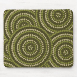 Tapis De Souris Tablette de souris de peinture de points autochton