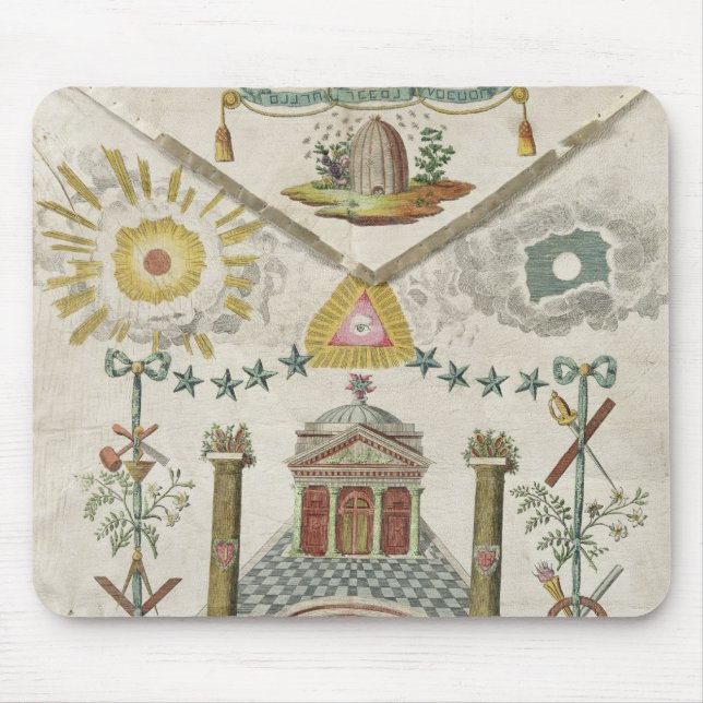 Tapis De Souris Tablier d'un maître de loge de Saint-Julien dedans (Devant)