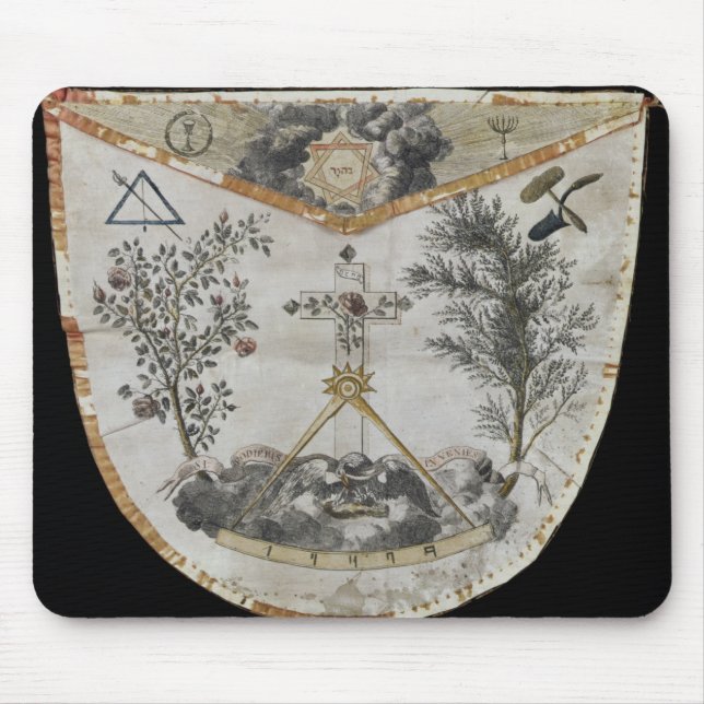 Tapis De Souris Tablier d'un maître de l'ordre du Rose-Croix (Devant)