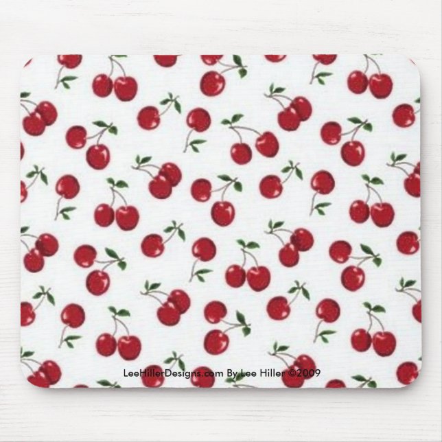 Tapis De Souris Tablier Rockabilly Red Cherries Pad (Devant)