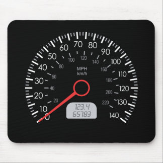 TAPIS DE SOURIS TACHYMÈTRE DE VOITURE