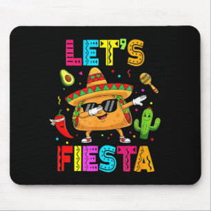 Tapis De Souris Taco Drôle Fête Fiesta Cinq De Mayo Vibes M