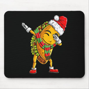 Tapis De Souris Taco Père Noël Noël Enfants garçons Hommes Dab Xma