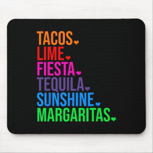 Tapis De Souris Tacos Lime Fiesta Tequila Cinco De Mayo Cadeau