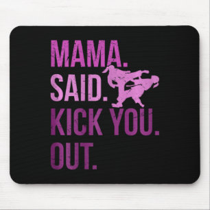 Tapis De Souris Taekwondo Girls Kids Karate Martial Arts
