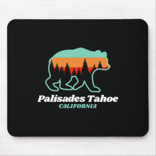 Tapis De Souris Tahoe Palisades Ski Snowboard Californie Bea