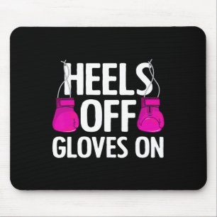 Tapis De Souris Talons Hauts Drôles Gants Sur Art Pour Femmes Kick
