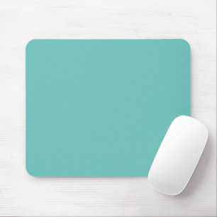 Tapis De Souris Tampon simple turquoise clair minimaliste
