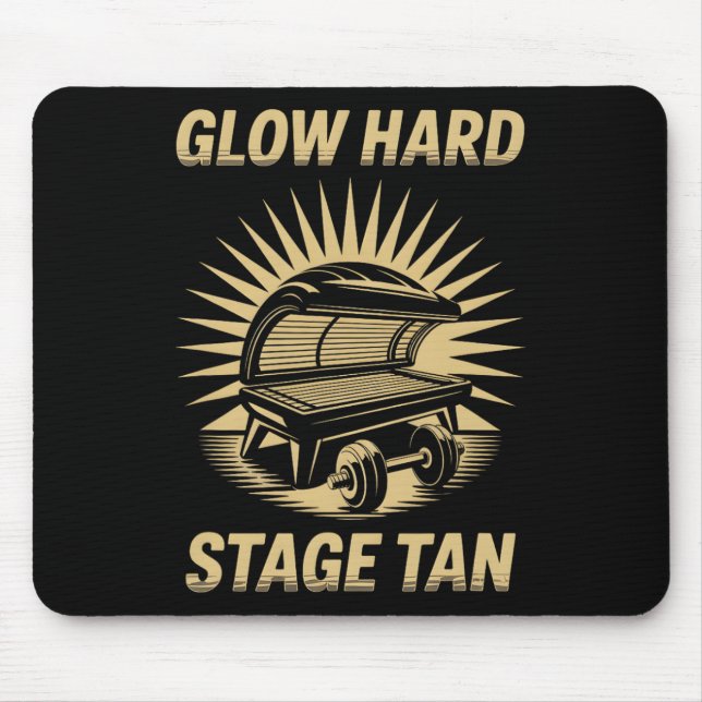 Tapis De Souris Tanning Led Llow Hard Concurrents Fitness Fans Tan (Devant)