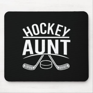 Tapis De Souris Tante de hockey Famille de hockey Drôle