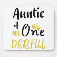 Tante de MR Onederful Drôle T-Shirt 1er Anniversai