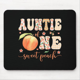 Tapis De Souris Tante de One Sweet Peach, fille du 1er anniversair