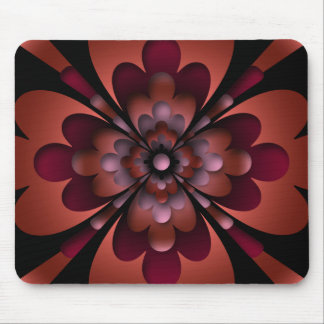 Tapis De Souris Tapis de souris, Fleur Zen, Fleur Rouge Orange Ros