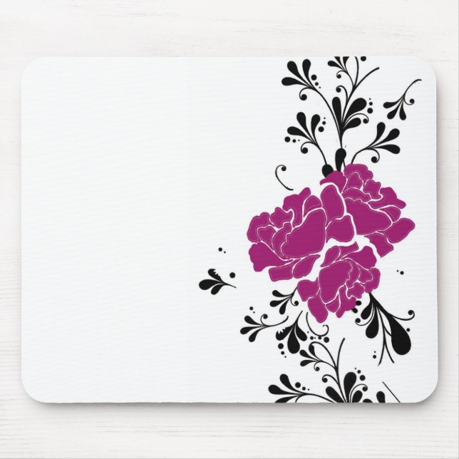 Tapis De Souris Tapis floral de souris (Devant)