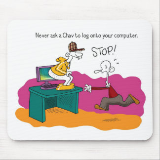 Tapis De Souris Tapis impair de souris de Chav de peloton