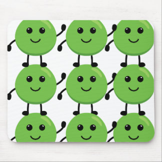 Tapis De Souris Tapis motif petits pois souriants – Décoration fun
