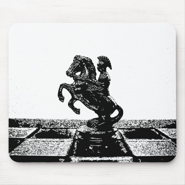 Tapis De Souris Tapis romain d'échecs de chevalier (Devant)