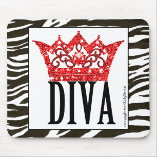 Tapis De Souris Tapis rouge Diva Mousepad