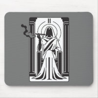 Tarot Grande Prêtresse Fumée de Weed Occulte