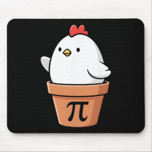 Tapis De Souris Tarte au poulet drôle 3,14 Nombre Pi Prof de maths