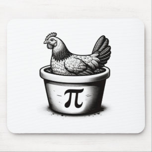 Tapis De Souris Tarte au poulet drôle de jeu de mots Tarte au poul