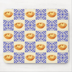 Tapis De Souris Tarte et carreaux portugais